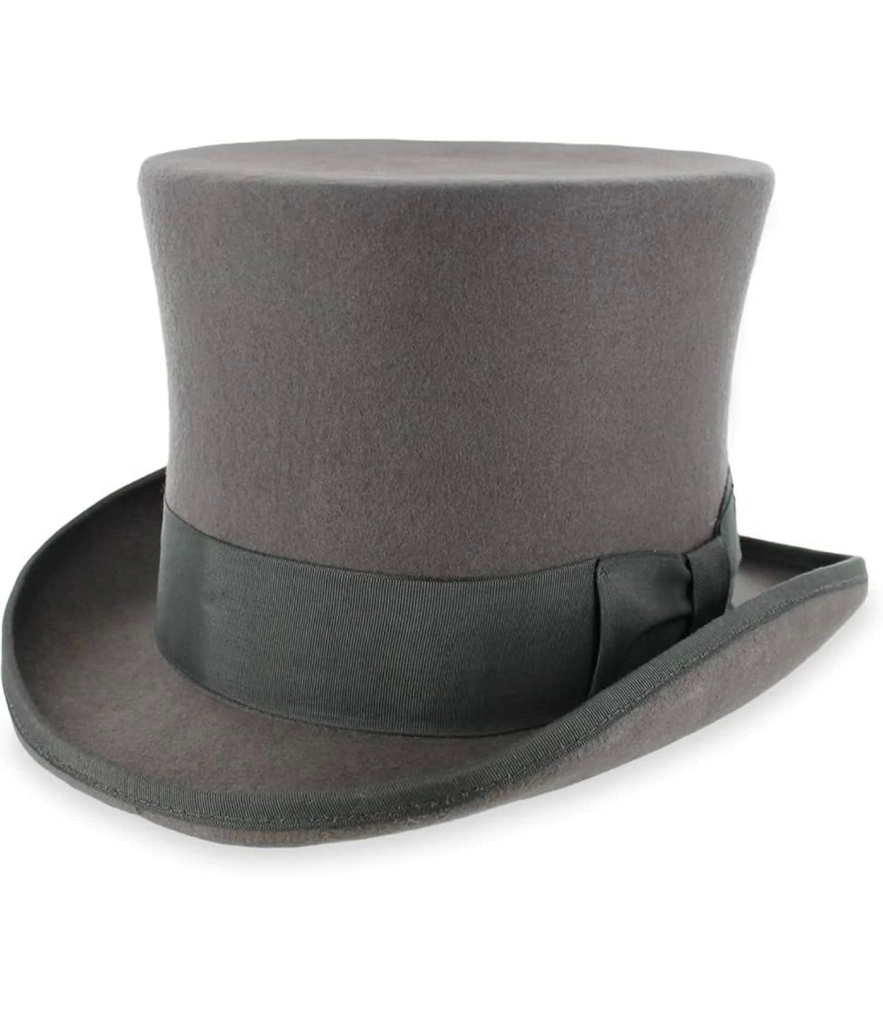 Belfry Top Hat Theater Quality 100% Wool in Black Grey or Pearl